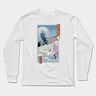 Unicorn Ukiyo-e Long Sleeve T-Shirt